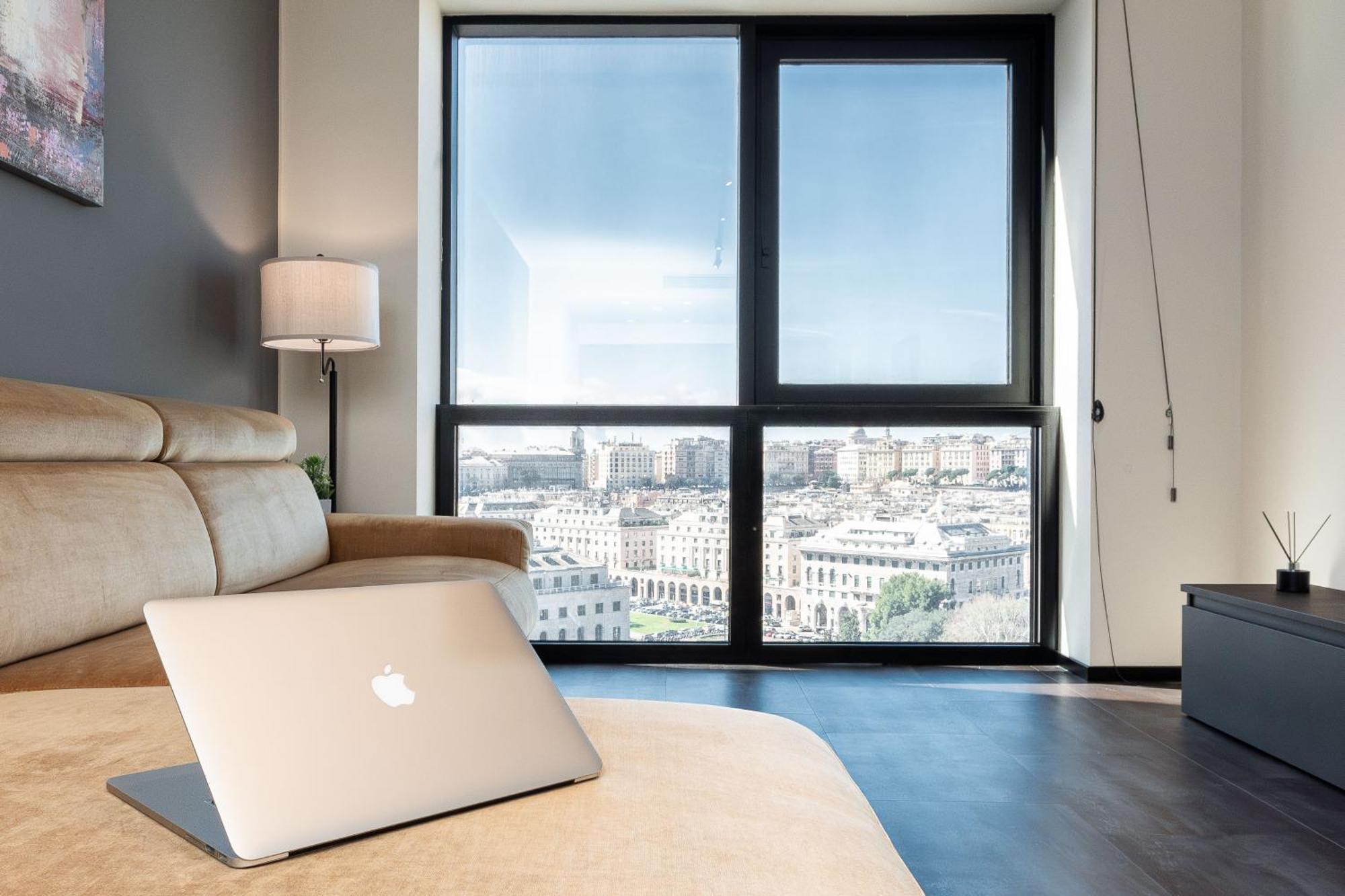 Free Parking In Luxury Suite With City View - Steps To Brignole Train Station Genoa Exterior photo